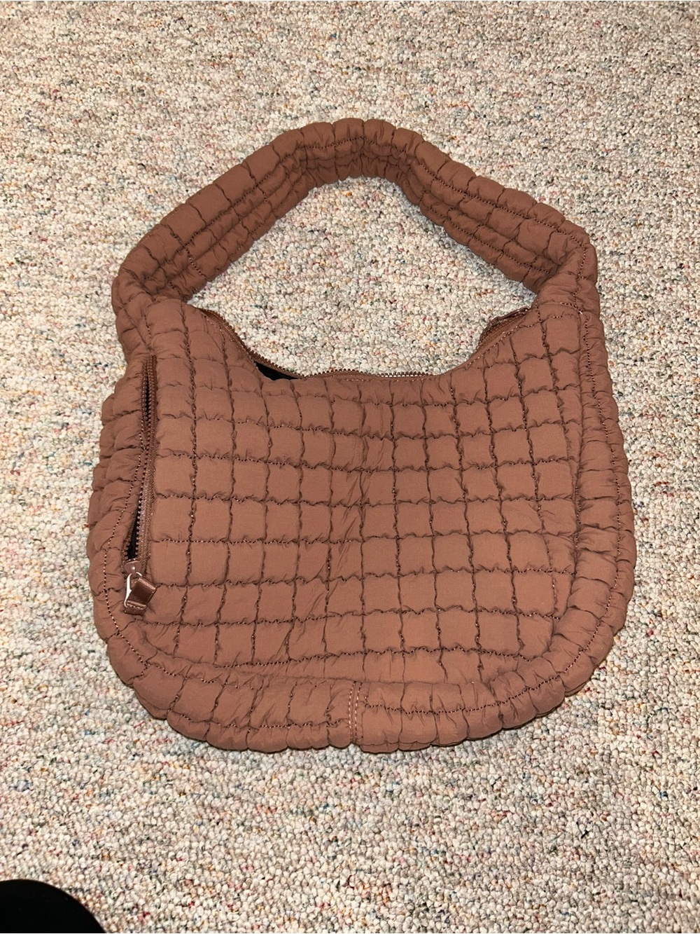 COS Quilted Tan Shoulder Bag